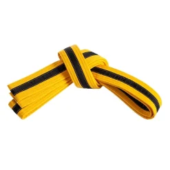 Century US Retail Adjustable Black Striped Belt