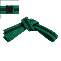 Century US Retail Adjustable Black Striped Belt
