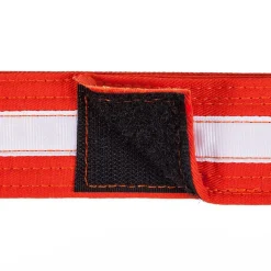 Century US Retail Adjustable White Striped Belt