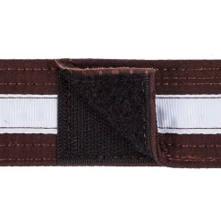 Century US Retail Adjustable White Striped Belt