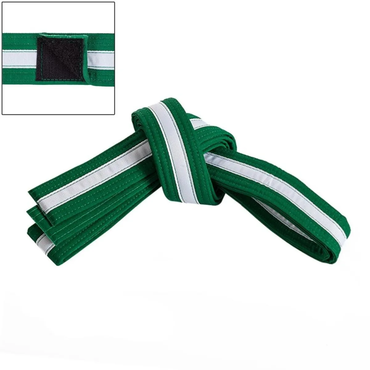 Century US Retail Adjustable White Striped Belt
