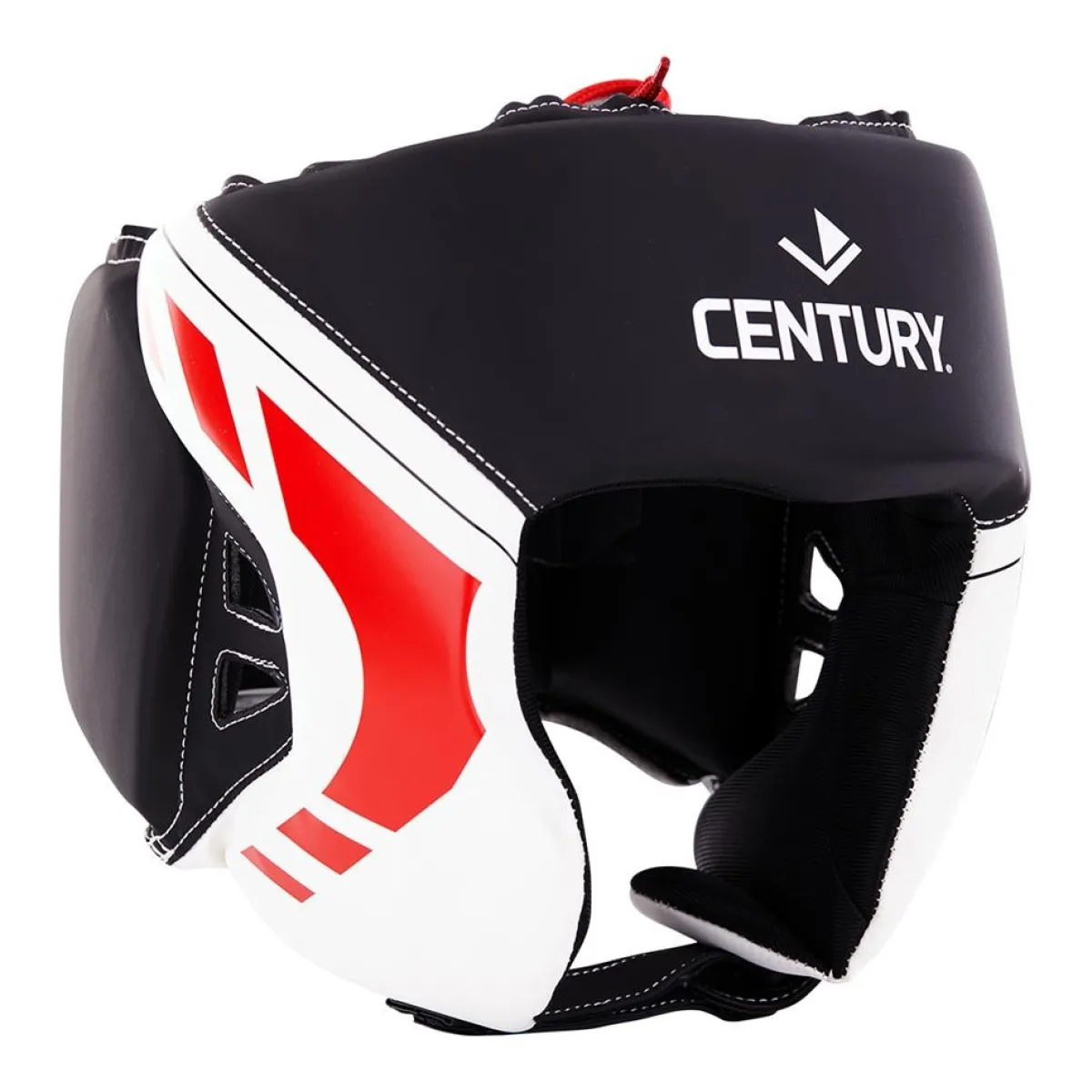 Outlet Century US Retail Brave Open Face Headgear Black/White/Red