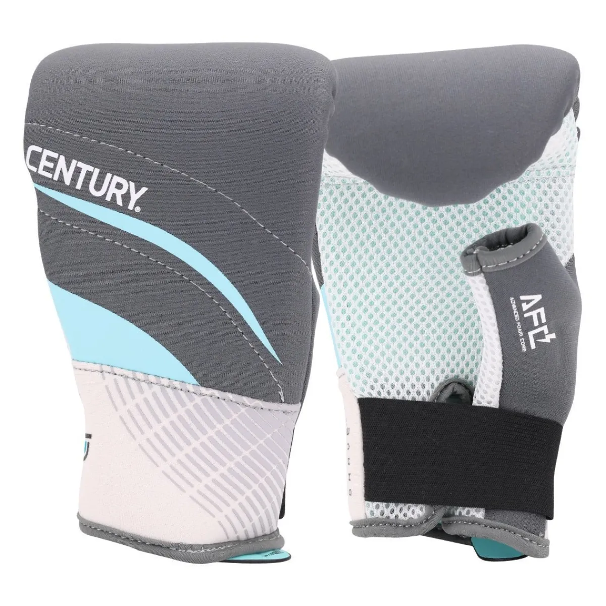 Hot Century US Retail Brave Women's Neoprene Bag Gloves White/Teal