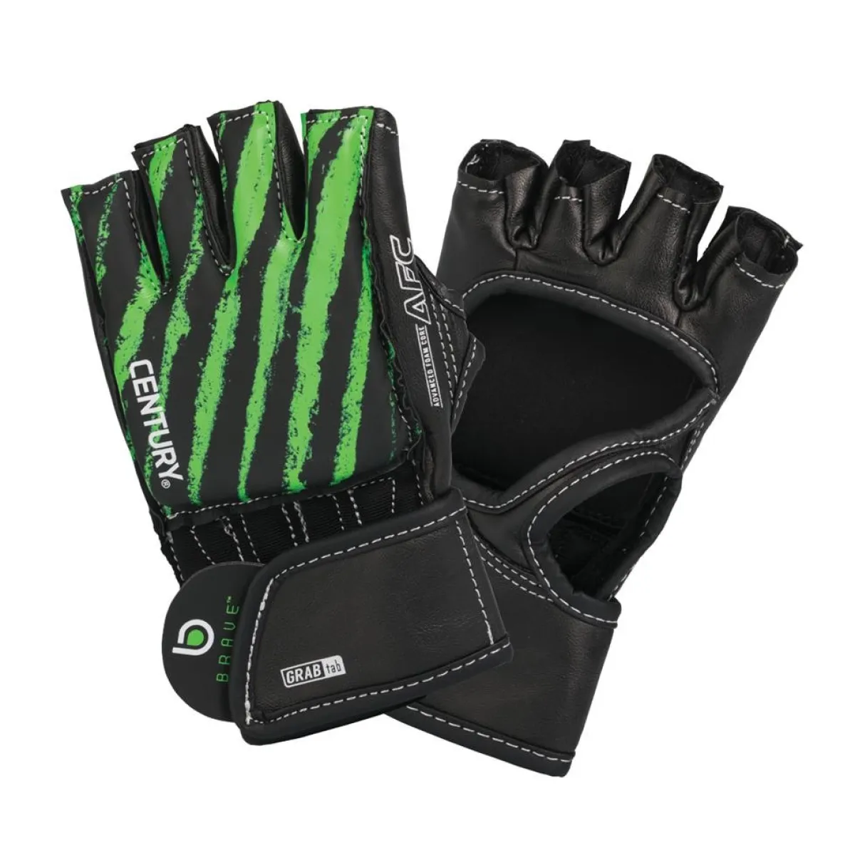 Discount Century US Retail Brave Youth Open Palm Glove - Black/Green