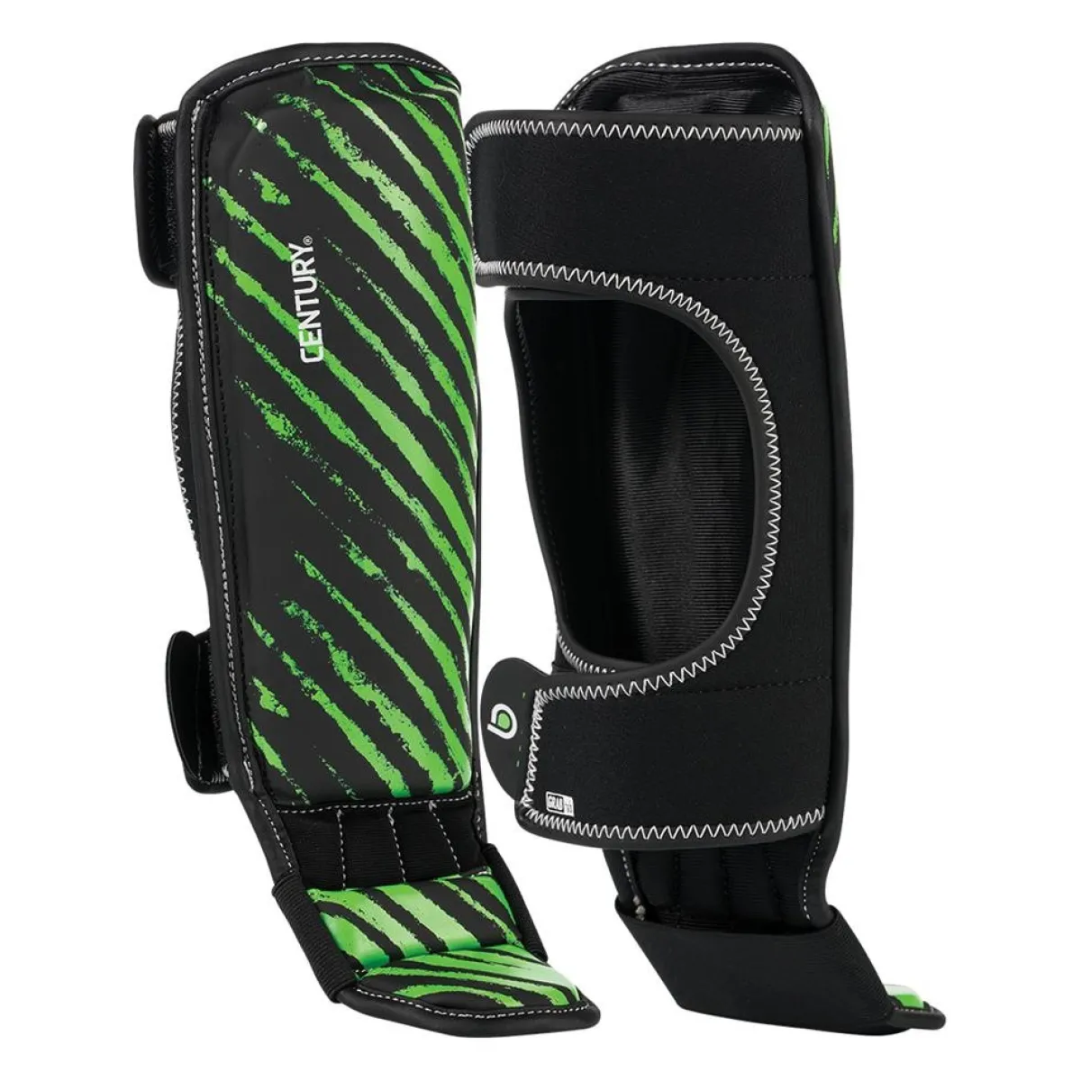 Outlet Century US Retail Brave Youth Shin Instep Guards Black/Green