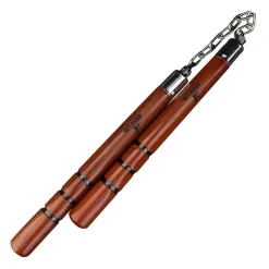 New Century US Retail Bruce Lee Wooden Nunchaku Natural