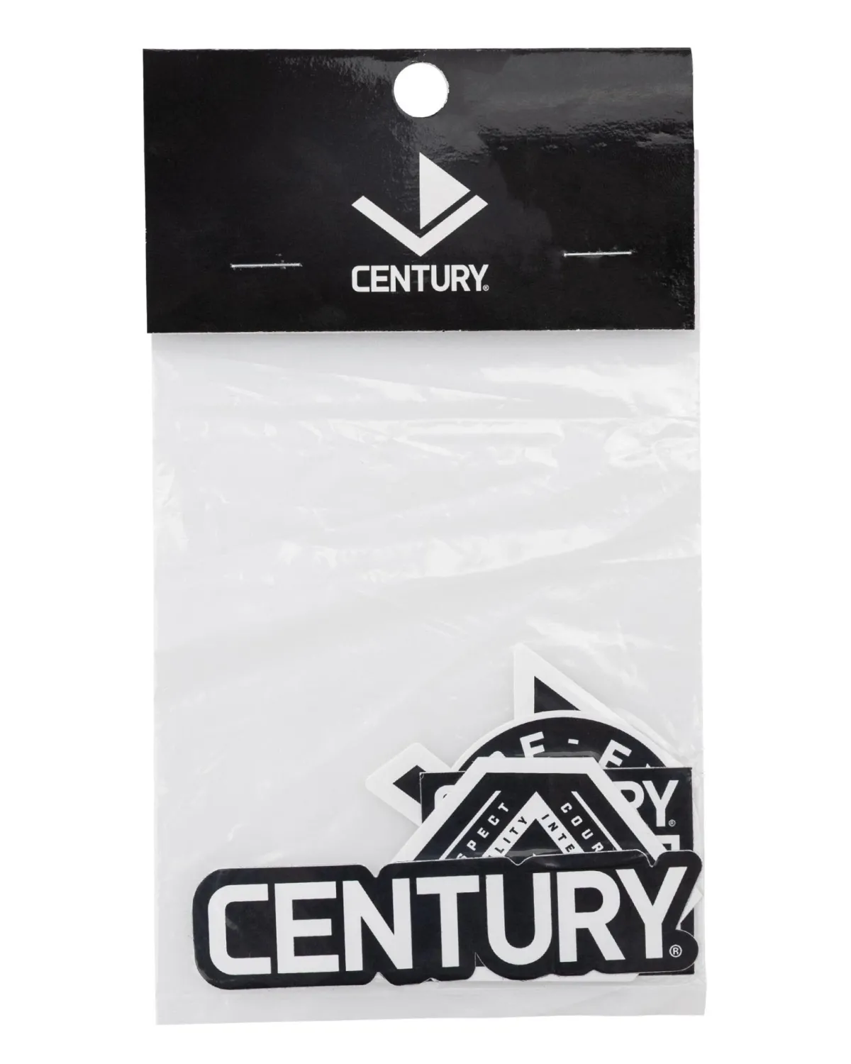 Clearance Century Martial Arts Century Black and White Sticker Pack – 5 Piece