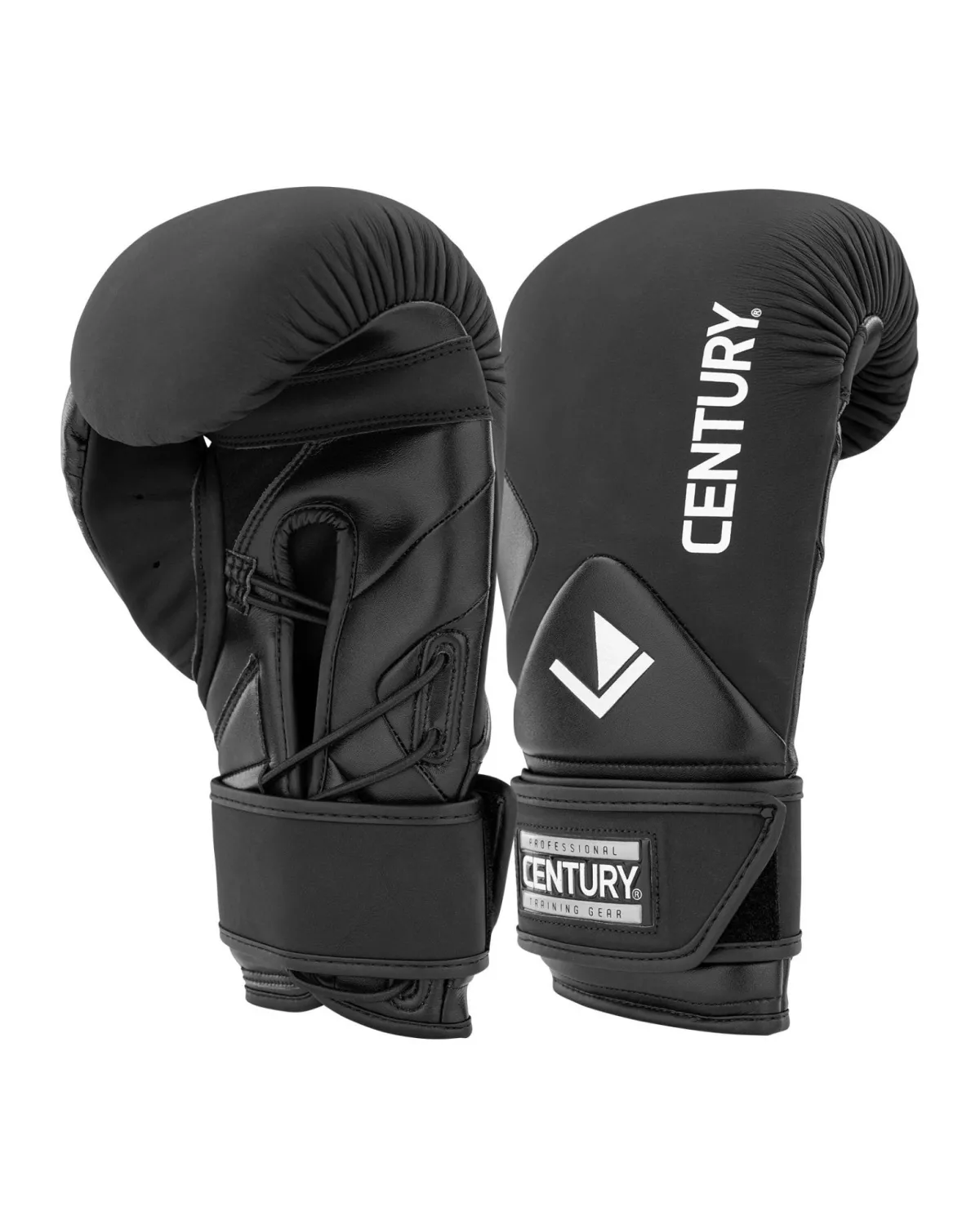 Online Century Martial Arts Creed Lace up Boxing Gloves Black