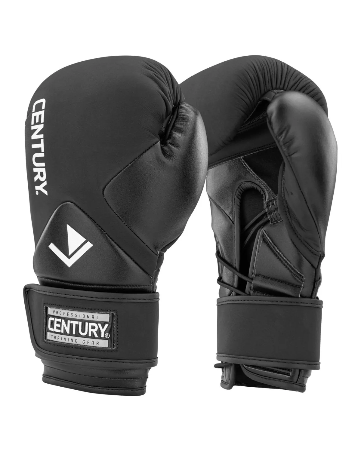 Online Century Martial Arts Creed Lace up Boxing Gloves Black