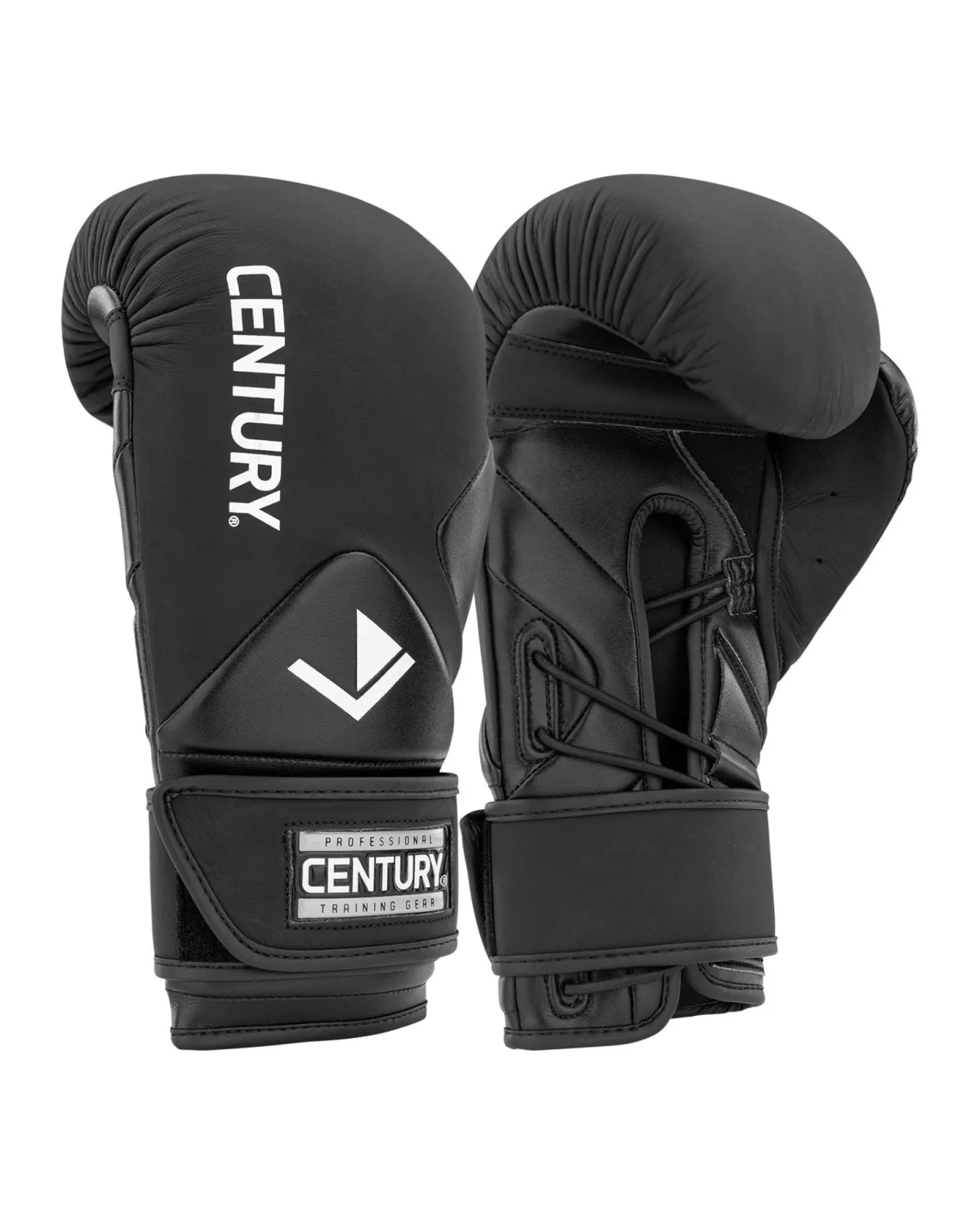 Online Century Martial Arts Creed Lace up Boxing Gloves Black