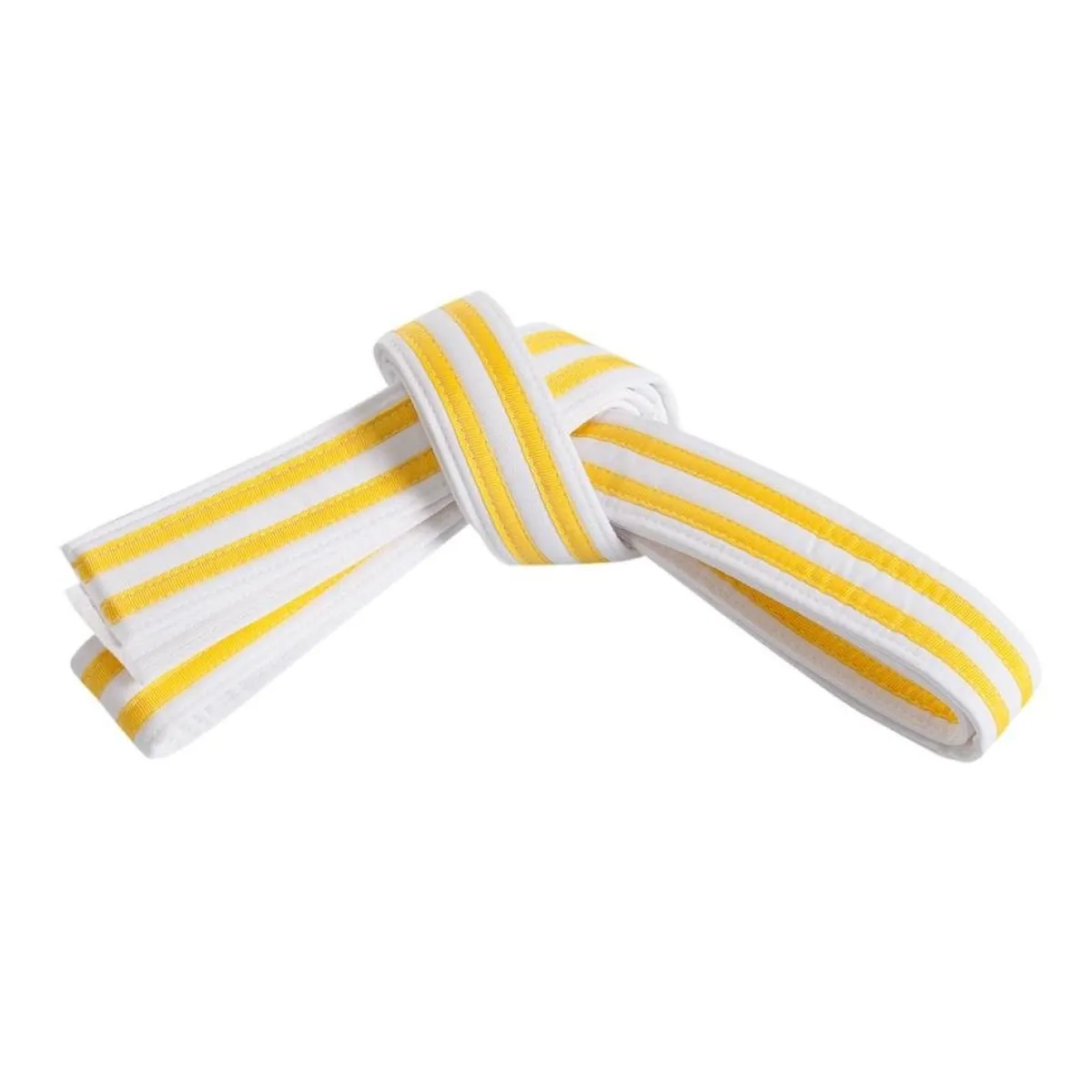 Outlet Century US Retail Double Wrap Double Striped White Belt