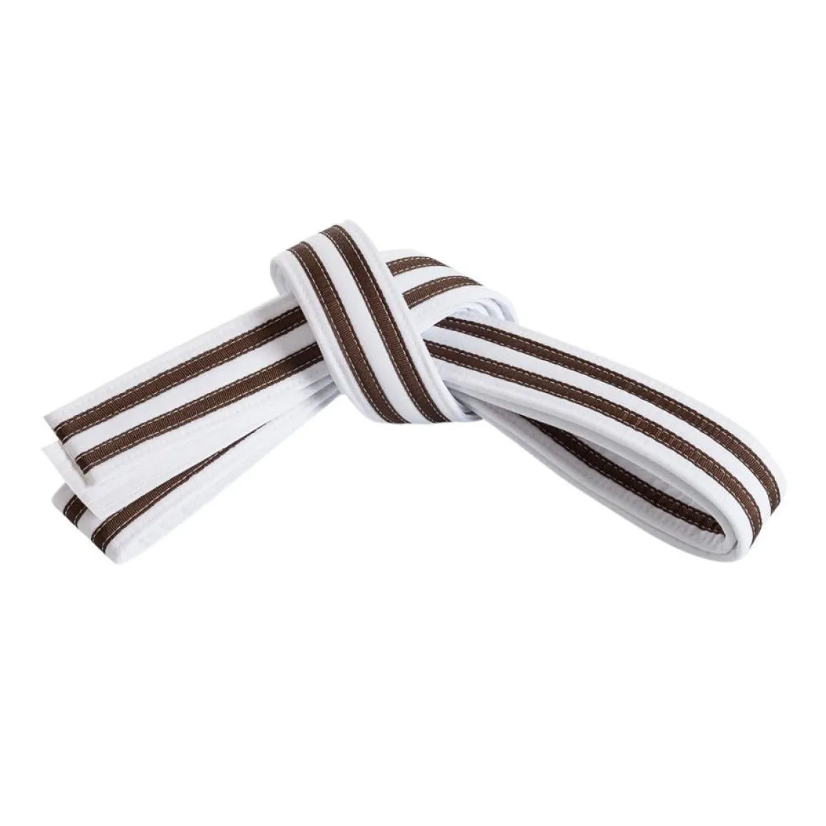 Outlet Century US Retail Double Wrap Double Striped White Belt