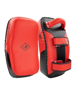 Hot Century Martial Arts Drive Curved Muay Thai Pad Pair Red