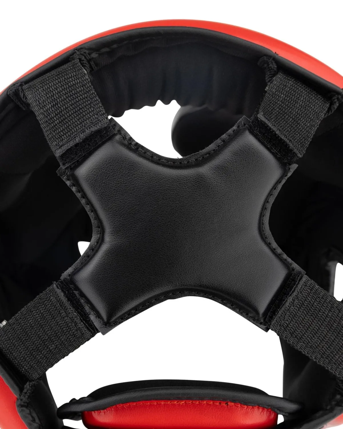 New Century Martial Arts Drive Open Faced Headgear Red