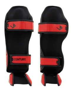 Hot Century Martial Arts Drive Traditional Shin Instep Red