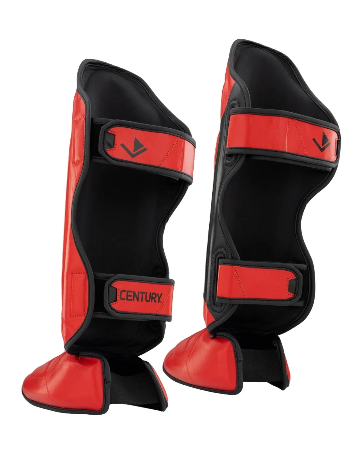 Hot Century Martial Arts Drive Traditional Shin Instep Red