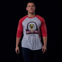 Clearance Century US Retail Eagle Fang Baseball Tee Red/White