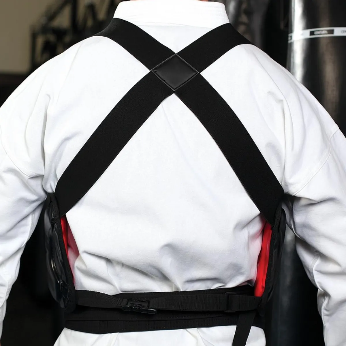 Discount Century US Retail Front Open Chest Guard Red/Black