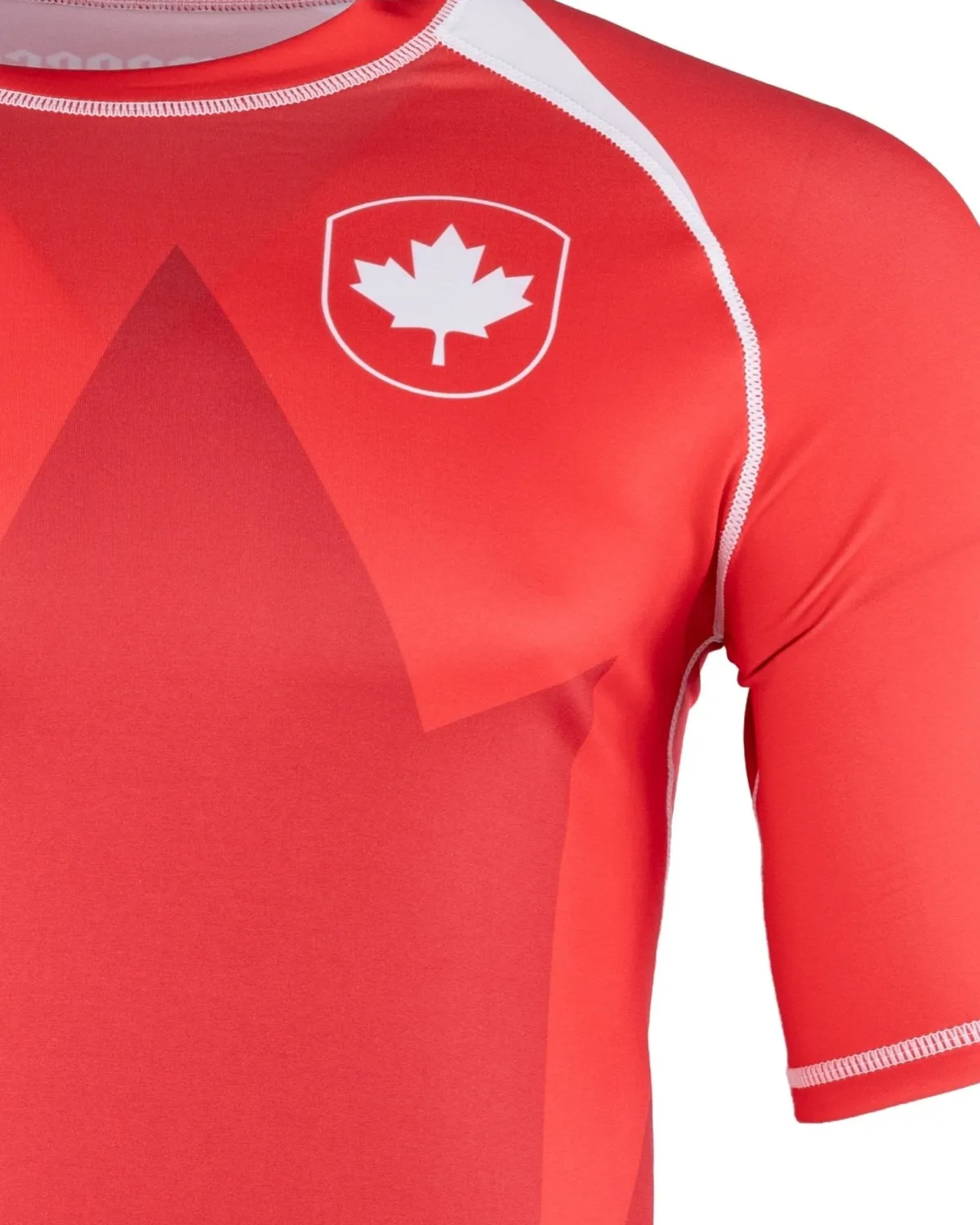 Hot Gameness Canada Short Sleeve Rash Guard Red