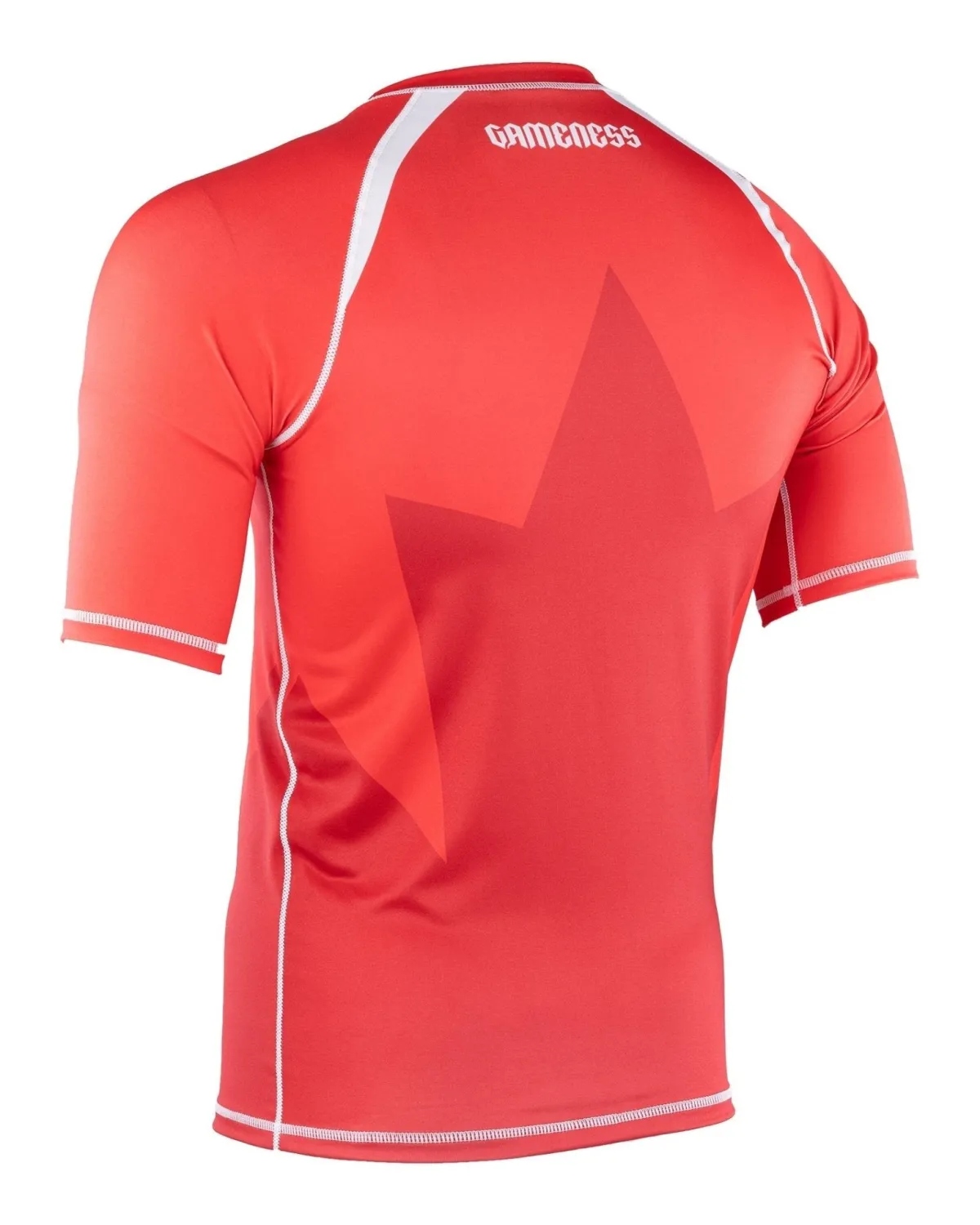 Hot Gameness Canada Short Sleeve Rash Guard Red