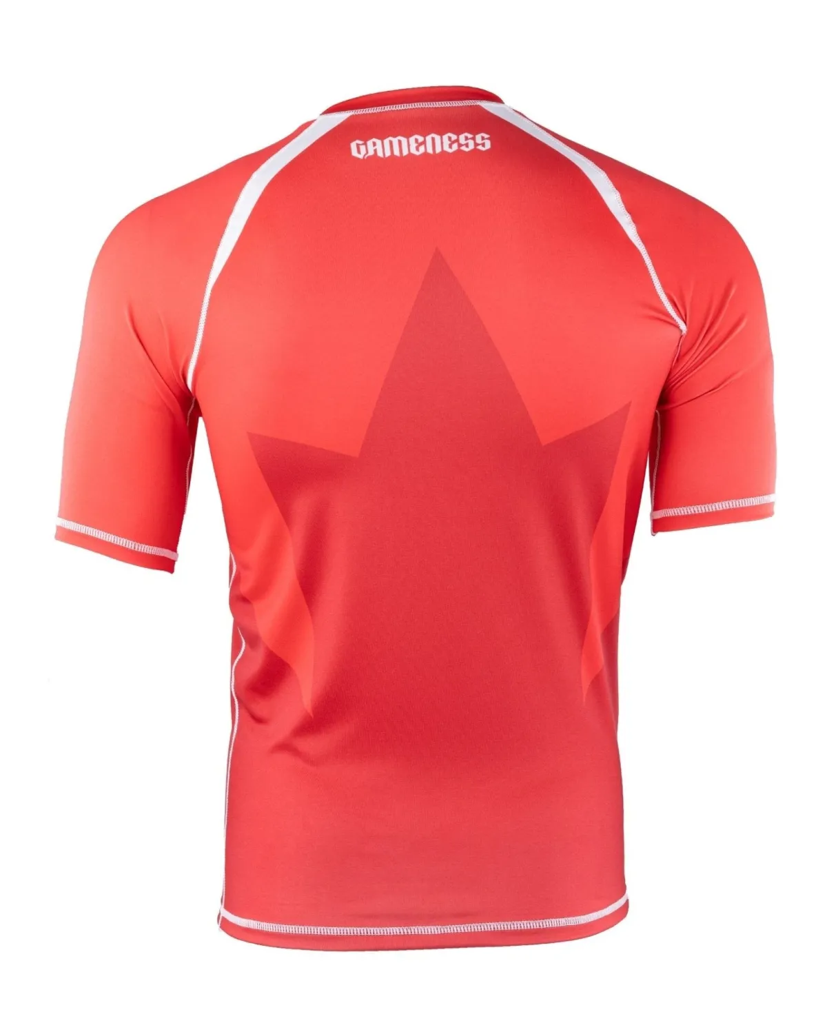 Hot Gameness Canada Short Sleeve Rash Guard Red