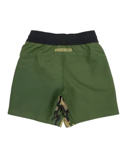 New Gameness Combate Youth Unlined Pro Grappling Shorts Olive
