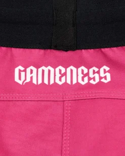 Discount Gameness Girl's Tempest Grappling Shorts Pink/Blue