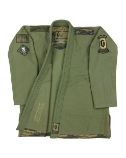 Century Martial Arts Gameness Men's Combate Gi Rifle Green