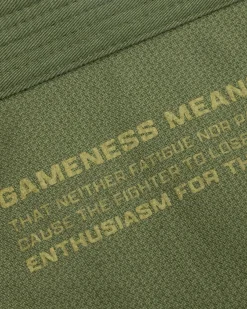 Century Martial Arts Gameness Men's Combate Gi Rifle Green