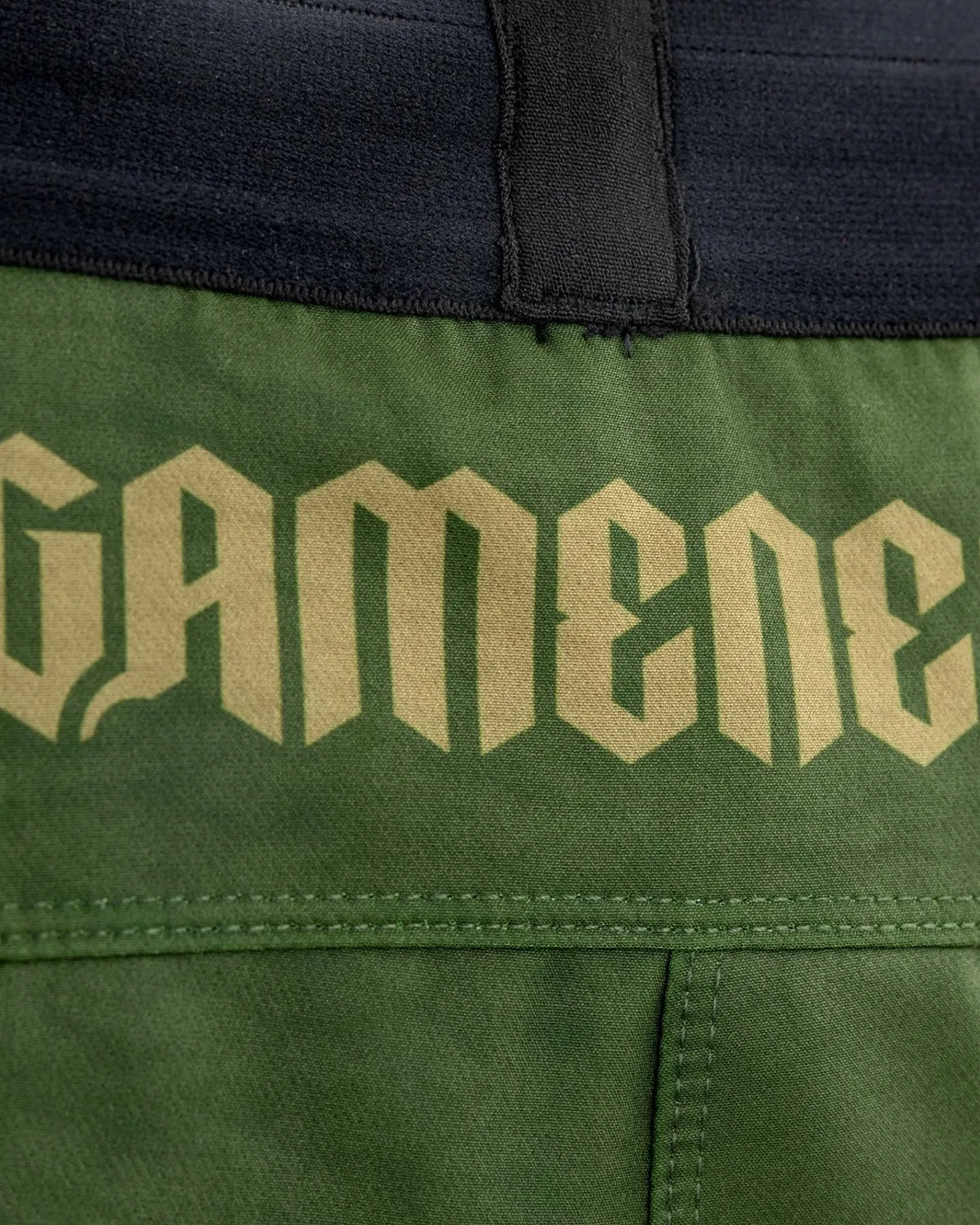 Online Century Martial Arts Gameness Men's Combate Lined Grappling Shorts Olive