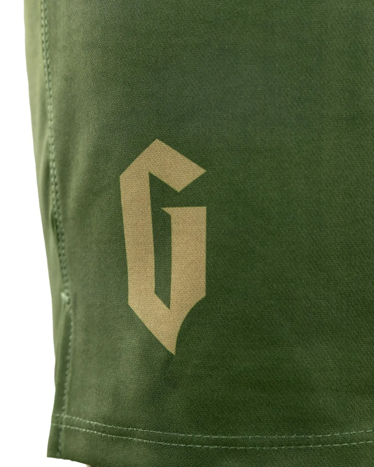 Online Century Martial Arts Gameness Men's Combate Lined Grappling Shorts Olive