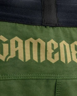 Discount Century Martial Arts Gameness Men's Combate Unlined Grappling Shorts Olive