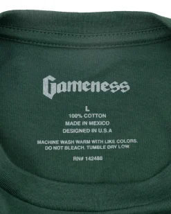 Clearance Gameness Men's Eco Tee Dark Green