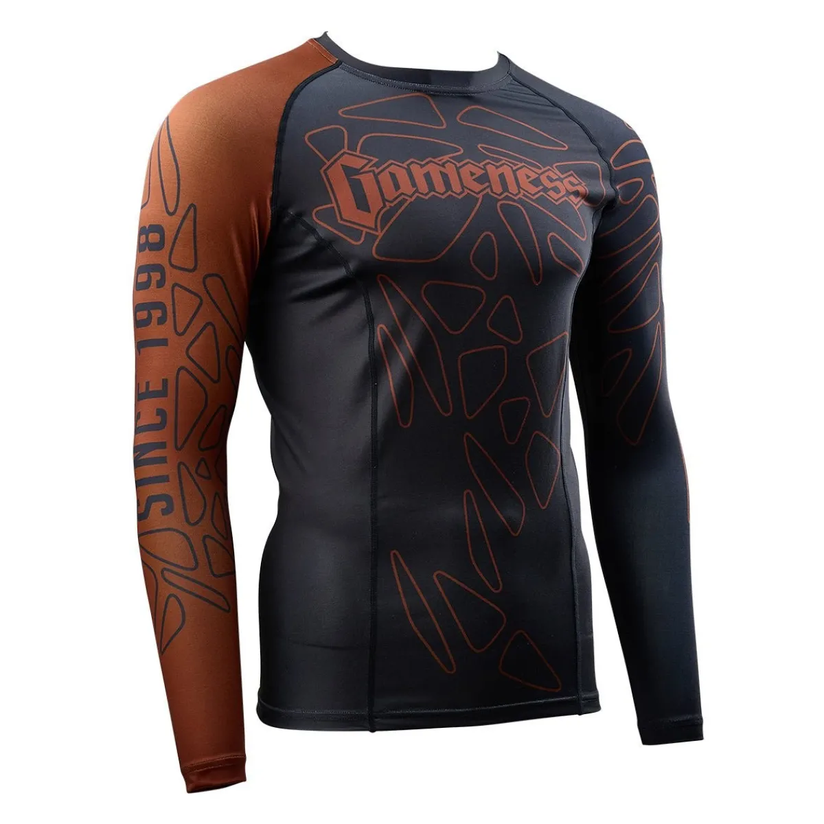 Discount Gameness Men's Long Sleeve Pro Ranked Rash Guard