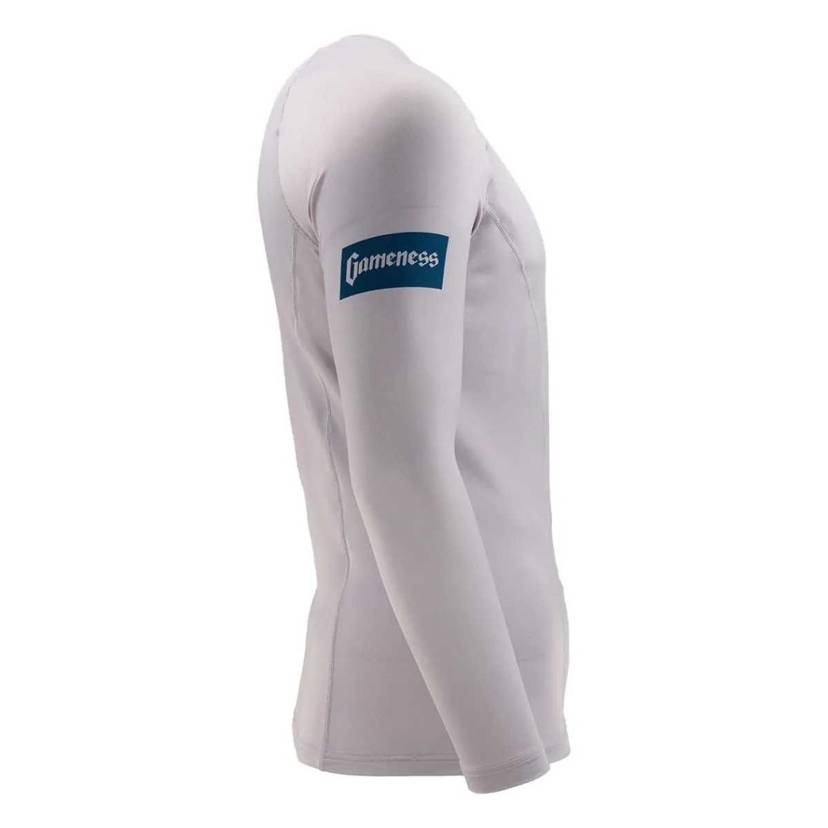 New Gameness Men's Long Sleeve Rash Guard Grey