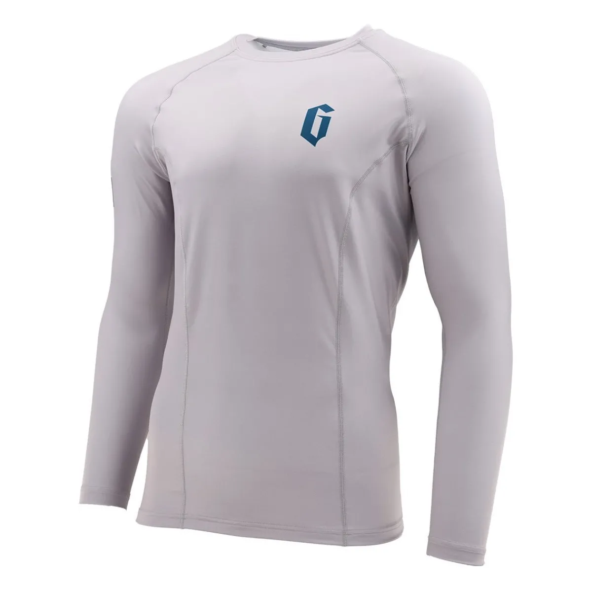 New Gameness Men's Long Sleeve Rash Guard Grey
