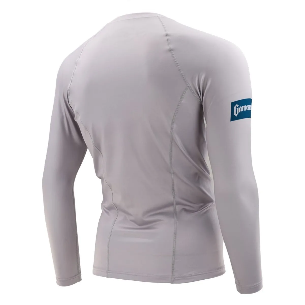 New Gameness Men's Long Sleeve Rash Guard Grey