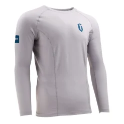 New Gameness Men's Long Sleeve Rash Guard Grey