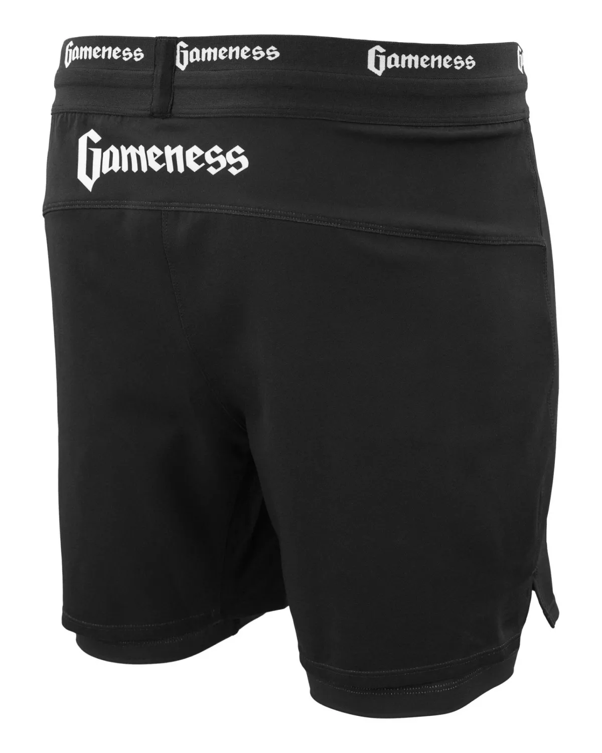 Gameness Men's Pulse Lined Pro Grappling Short Black