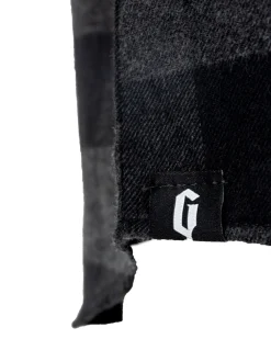 Outlet Gameness Roll Call Men's Flannel Shirt Black/Grey