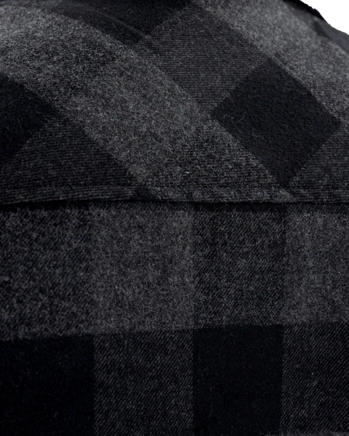 Outlet Gameness Roll Call Men's Flannel Shirt Black/Grey