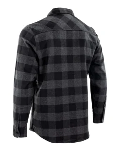 Outlet Gameness Roll Call Men's Flannel Shirt Black/Grey