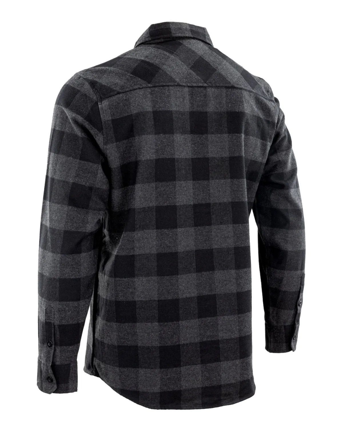 Outlet Gameness Roll Call Men's Flannel Shirt Black/Grey