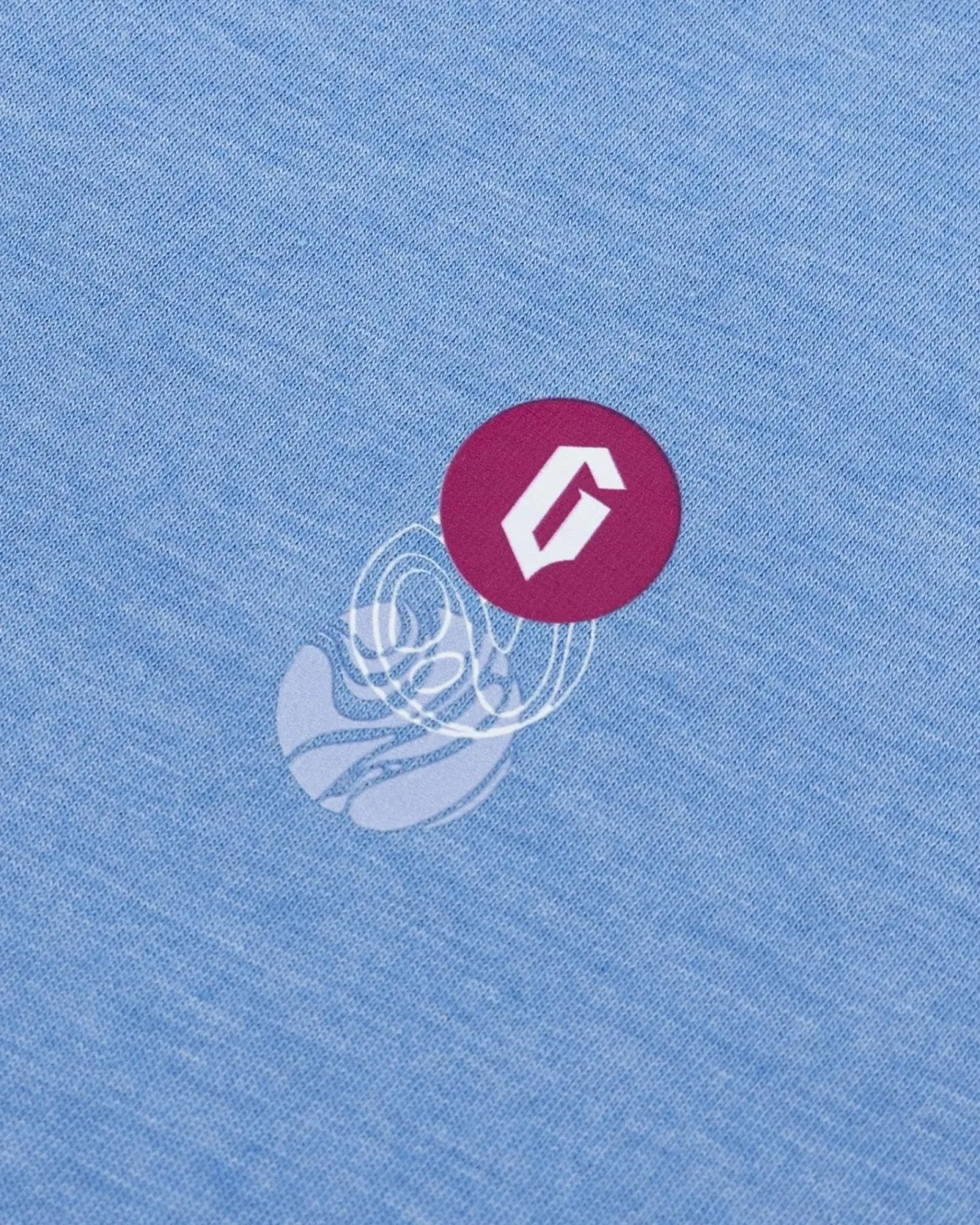 New Gameness Tempest Girl’s Oversized Tee Heather Blue