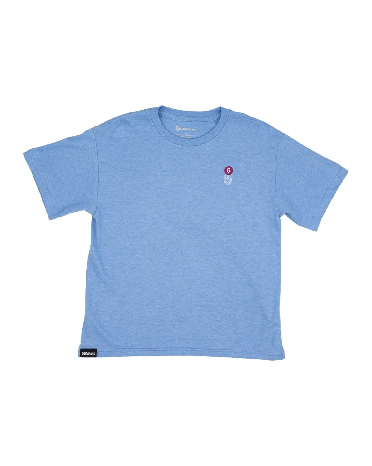 New Gameness Tempest Girl’s Oversized Tee Heather Blue