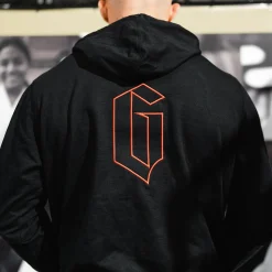 Outlet Gameness Topography Zip Up Hoodie Black