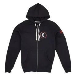 Outlet Gameness Topography Zip Up Hoodie Black