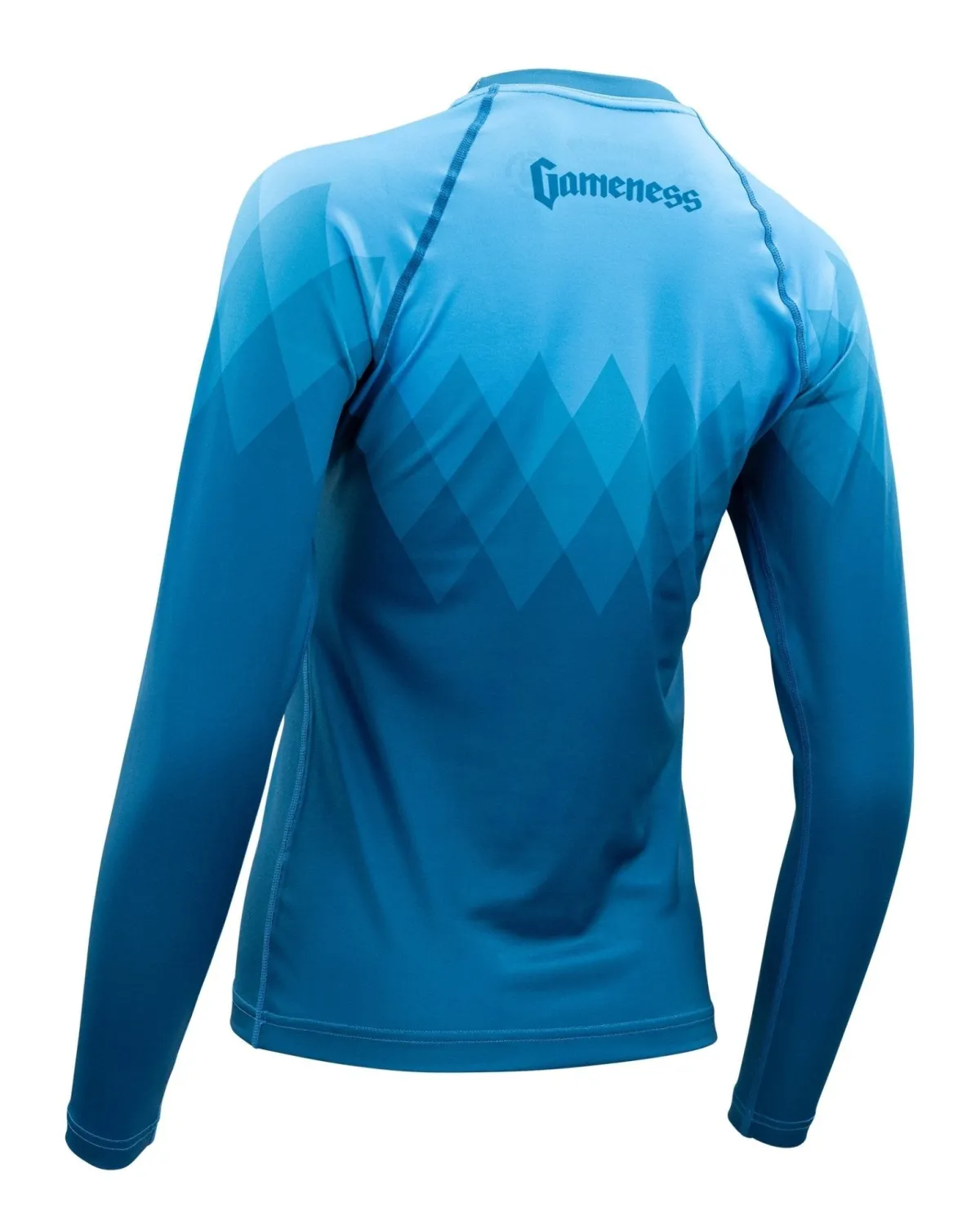 Hot Gameness Women's Eco Long Sleeve Rash Guard Turquoise