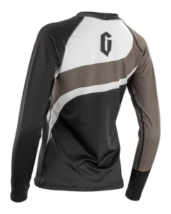 Century Martial Arts Gameness Women's Long Sleeve Pro Ranked Rash Guard