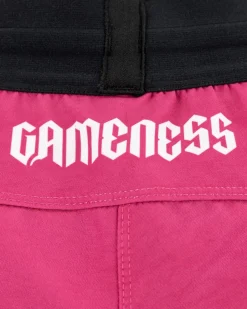 Best Gameness Women's Tempest Lined Grappling Shorts Pink/Blue